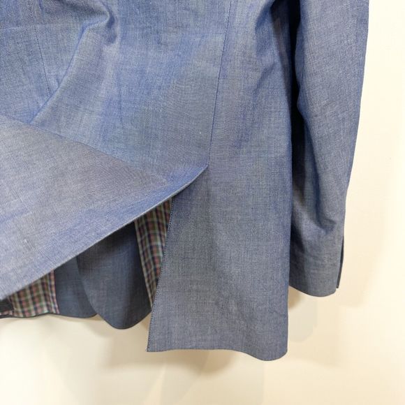 Southern Pines XL Blue Sport Coat Two Button Jacket 100% Cotton Easter Men’s - Picture 5 of 16